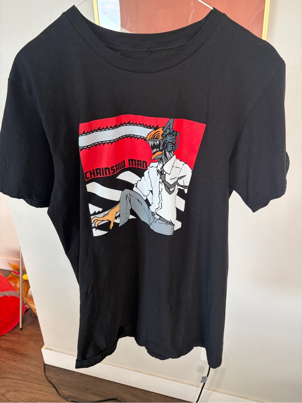 Chainsaw Man Graphic Tee in Black